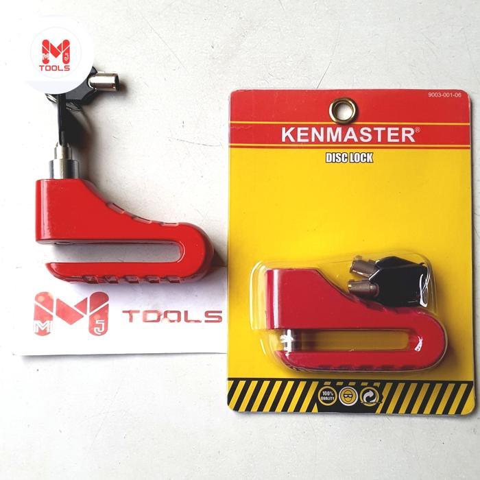 Gembok Kunci Cakram Kenmaster - Kenmaster Kunci Cakram Motor - Kunci Pengaman Motor - Kunci Cakram -