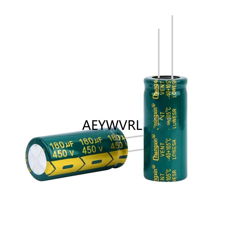 10PCS 180UF 450V 400V 450V180UF 400V180UF High Frequency Low ESR Aluminum Electrolytic Capacitor