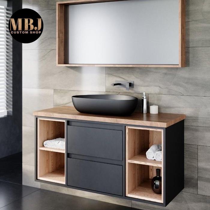 Cabinet washtafel / kabinet washtafel gantung / lemari washtafel / meja washtafel 804850