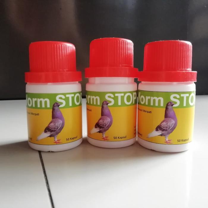 Cppetindo - Obat Cacing Khusus Merpati Baron Worm Stop Isi 50