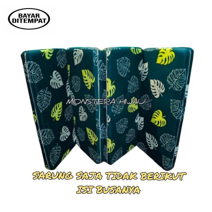 Turu - Sarung Kasur Busa Lipat 4 Resleting Tebal 5 10 Cm - Semua Ukuran - Lantai, Ranjang