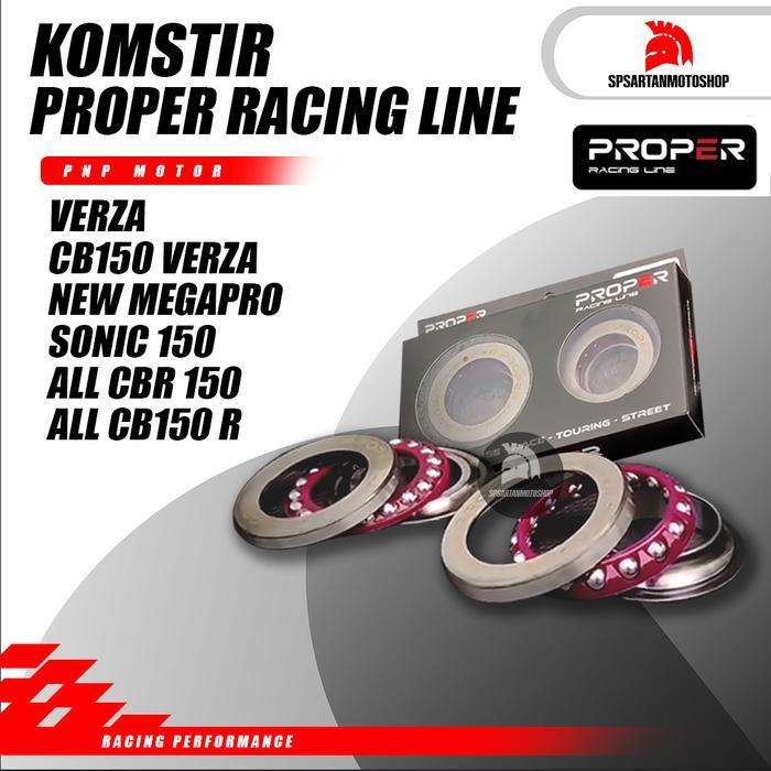 Komstir CBR150 CB150R CBR Streetfire Verza Sonic 150 Proper Racing Line 1 Set Assy Atas Bawah