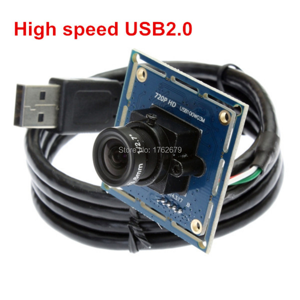 ELP 720P USB camera module CMOS OV9712 micro mini USB2.0 Webcam for android windows linux mac