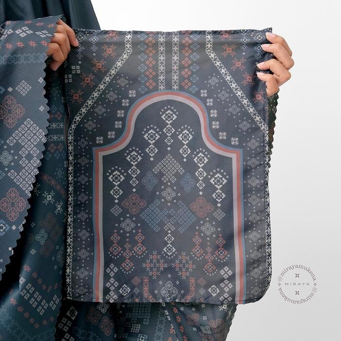 Mukena Compact Miraya Myriad Navy Silk & Sajada
