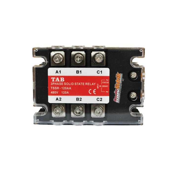 Readyyy Solid State Relay 3 Phase Ac-Ac 120A Tab - 3 Phase Ac-Ac 120 Ampere