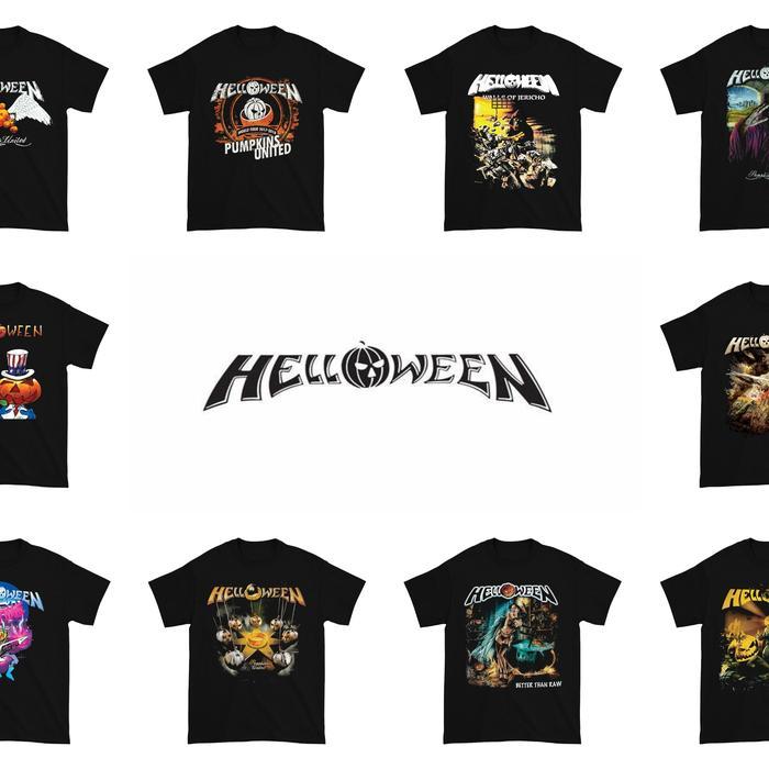Kaos Helloween Band Music / Kaos Band Helloween / Baju Helloween Band Music / Baju Band Helloween