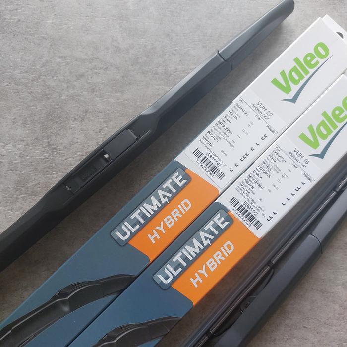 Wiper Hybrid VALEO Ultimate Ukuran 14 16 18 19 20 21 22 24 26 28 Inch