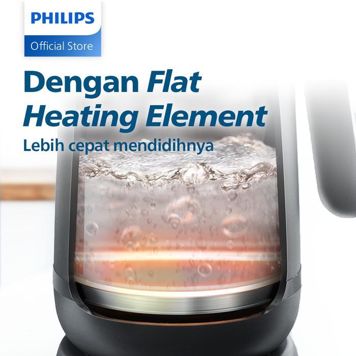 Philips Kettle Teko Listrik Hd9314/92 Hitam - Philips Teko Pemanas Air Listrik 1.7 Liter Kettle