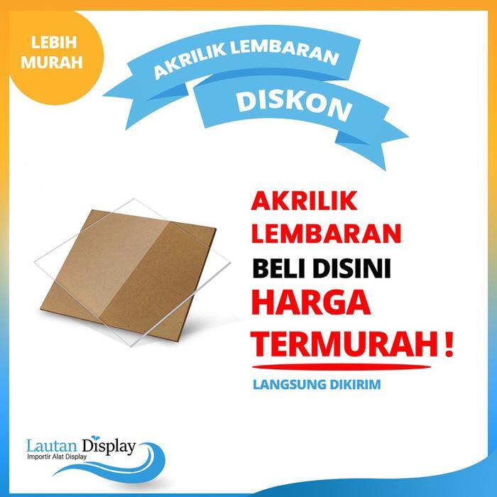 TERLARIS Akrilik Bening Polos Transparan A1 Acrylic Lembaran Besar Akrilik Lembaran A1 (59,4 x 84,1