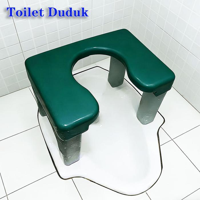Kursi Toilet Jongkok wc duduk portable Kamar jongkok flush kursi toilet duduk kursi jongkok plastik