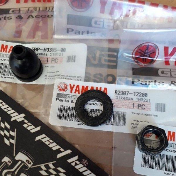 Mur Ring Karet Penutup Mur Lampu Sein Rx King Scorpio Original Ygp