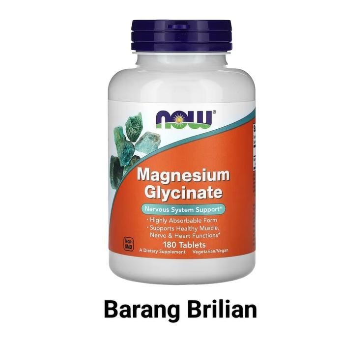 Now Magnesium Glycinate 180 Tablets