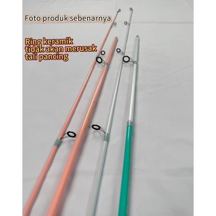 Ready - Phoenix Land Joran Pancing Ultra Ringan 2 Ruas Bahan Fiberglass Ukuran 168Cm 182Cm 210Cm