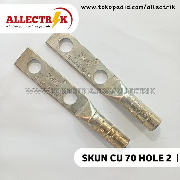 SKUN CU TEMBAGA 70 MM HOLE 2 / SKUN CU 70 2 LUBANG