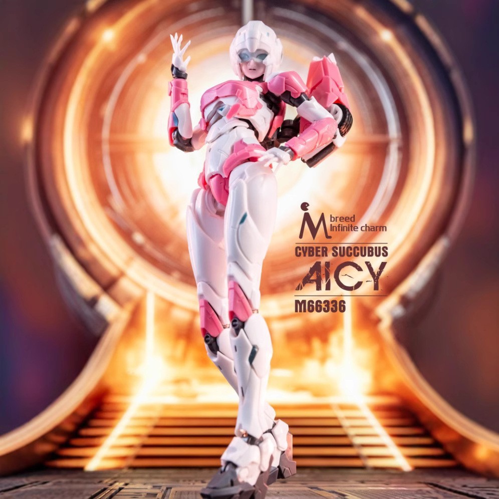 DIY 16CM M Breed Infinite Charm M66336 AICY KO Sentinel FLAME Arcee Transformation Assembly Model