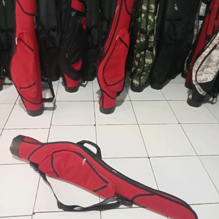 Tas Joran Pancing Hard Case 80-170 Cm Fiber + Mangkuk Mancing Tas Joran Pancing Joran Laut Tas Joran