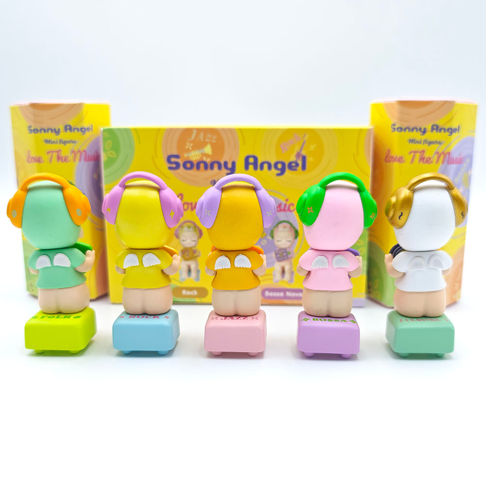 Sonny Angel Blind Box Toys Love The Music Series Anime Mini Action Figure Cute Doll Ornament