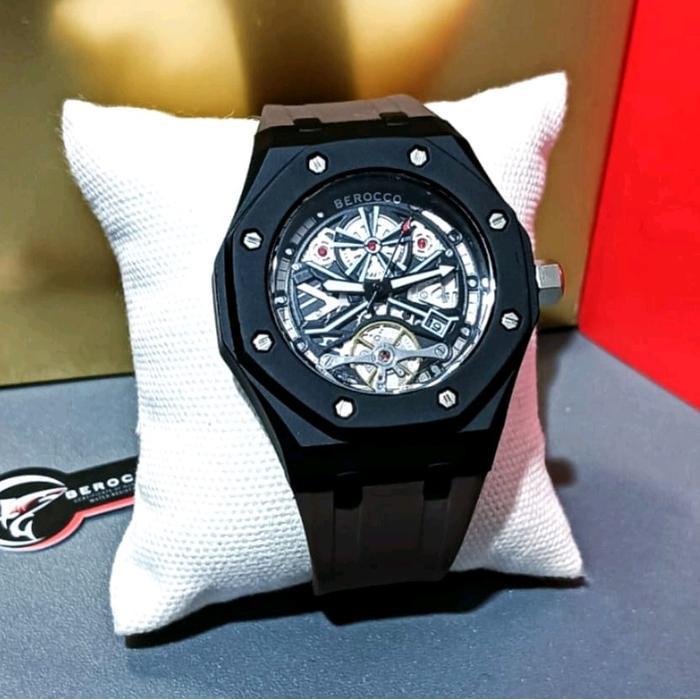 JAM TANGAN PRIA WANITA LEOPARD TALI RUBBER