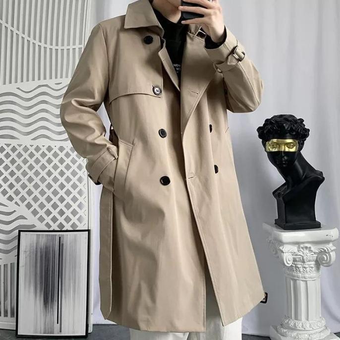 Ada Ready Ada jaket jubah pria long coat blezer panjang selutut