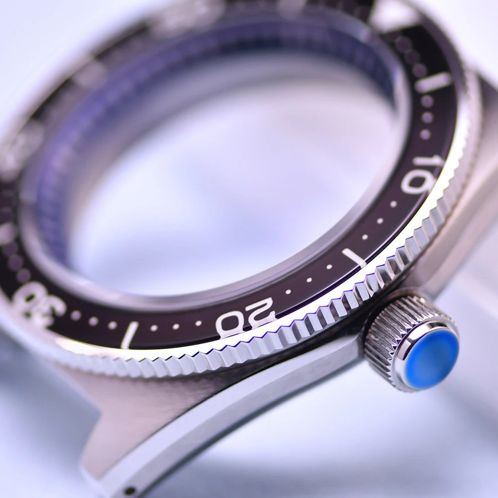 HEIMDALLR Watch Parts 42mm Stainless Steel MM200 Watch Case Sapphire Luminous Glass Insert Suitable