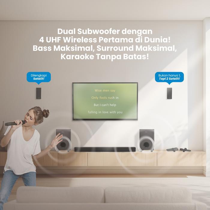 [Bundle Exclusive] Soundbar CST 907N+ Poseidon Bass & CST 370N Bluetooth Portable