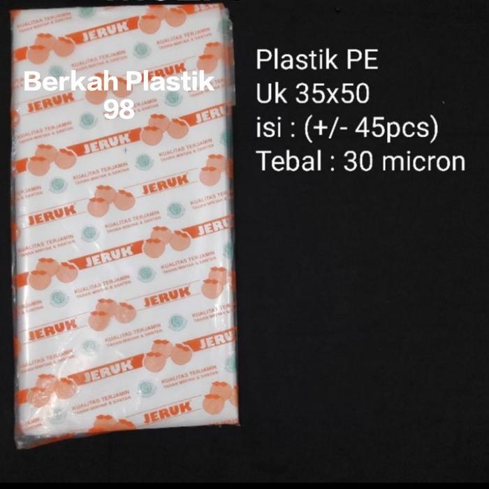 Sale Kantong Plastik Pe Bening Uk 35X50 , Plastik Bening,Plastik Sayur