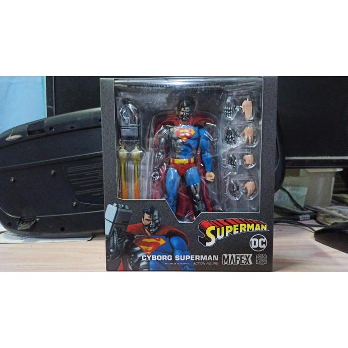 HOT SALE MEDICOM MAFEX DC COMICS CYBORG SUPERMAN MISB TERMURAH