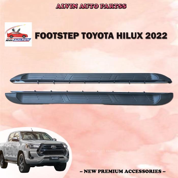 FOOTSTEP TOYOTA HILUX 2022 INJAKAN KAKI HILUX REVO 2022 2023 ORIGINAL