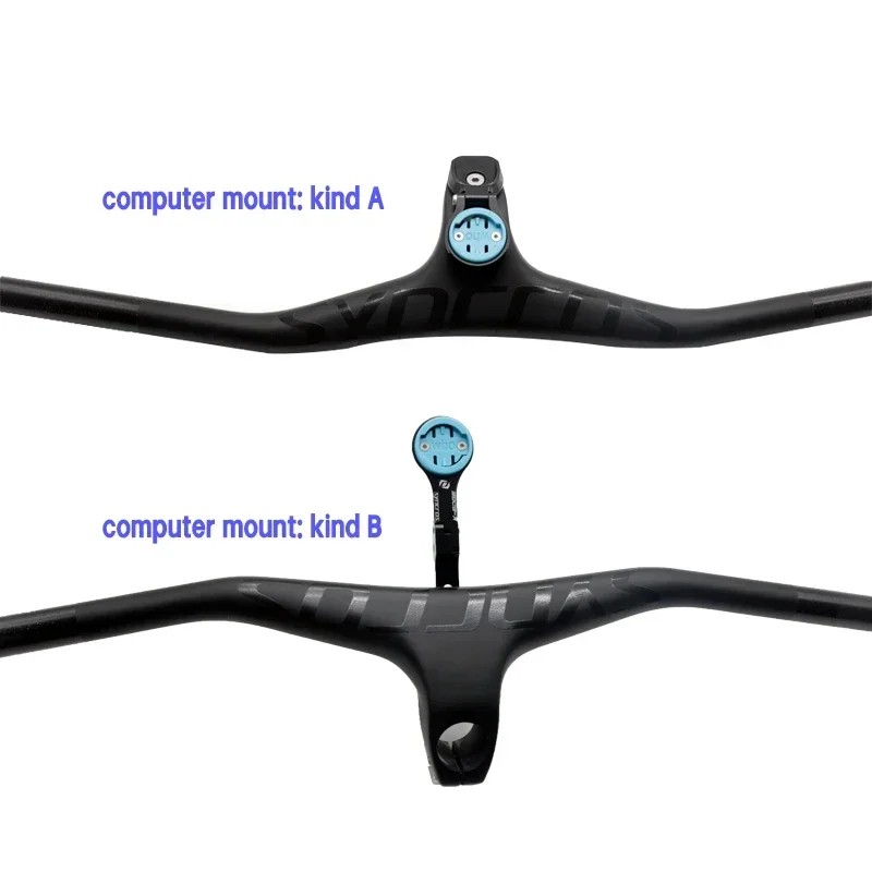Syncros Multiple Colour MTB Integrated Handlebar Carbon Fiber One-shaped Handlebar Stem -17Degree