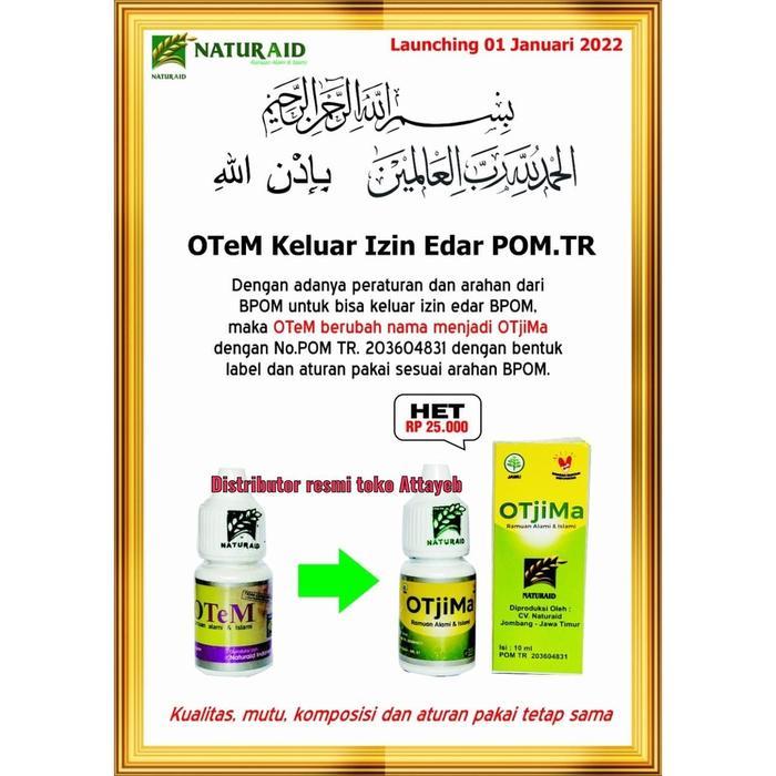 Otem Otjima Original Naturaid Otjima Madu Tetes Mata 10Ml Bpom Aturan Pakai : (Dengan Bismillah)