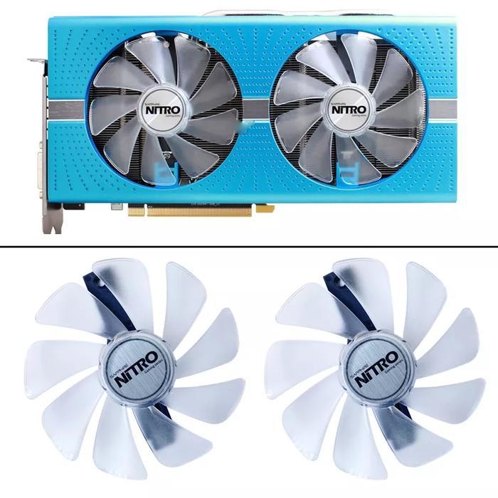 TERMURAH FAN VGA SAPPHIRE NITRO RX 580 570 480 470 LED SPECIAL EDITION 95MM