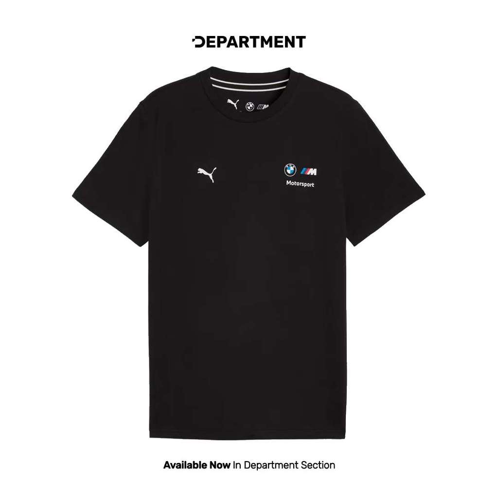 Kaos Pria PUMA BMW MMS ESSENTIALS LOGO 63489701 ORIGINAL