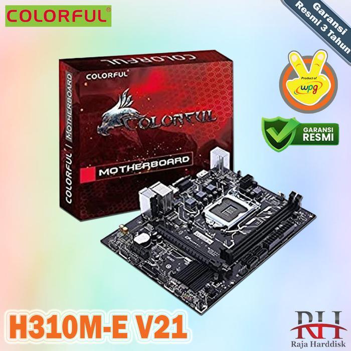 COLORFUL MOTHERBOARD H310M-E V21 (LGA1151, H310, DDR4, USB3.0,SATA 3)