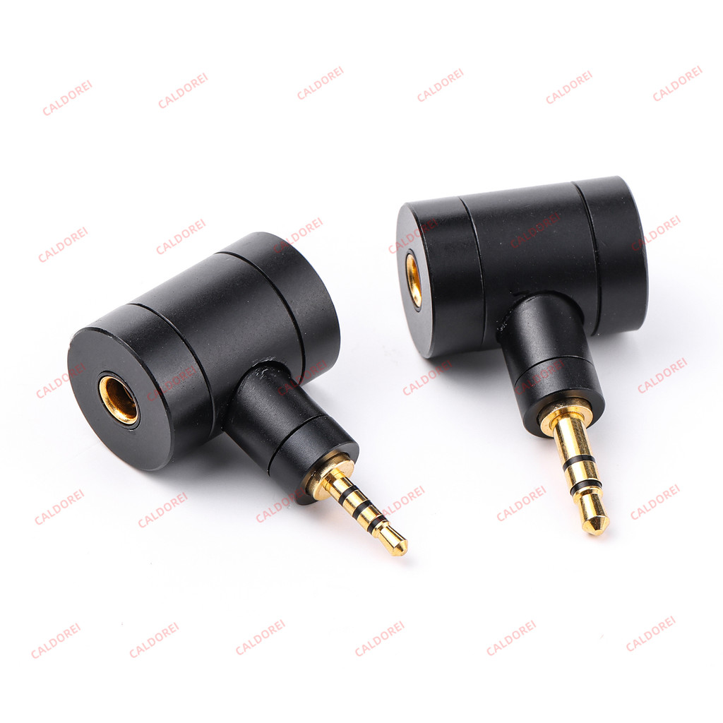 1Pcs Right Angle 2.5mm 3.5mm 4.4mm to 2.5mm 3.5mm 4.4mm Male to Female Plug HIFI 4.4mm Balanced