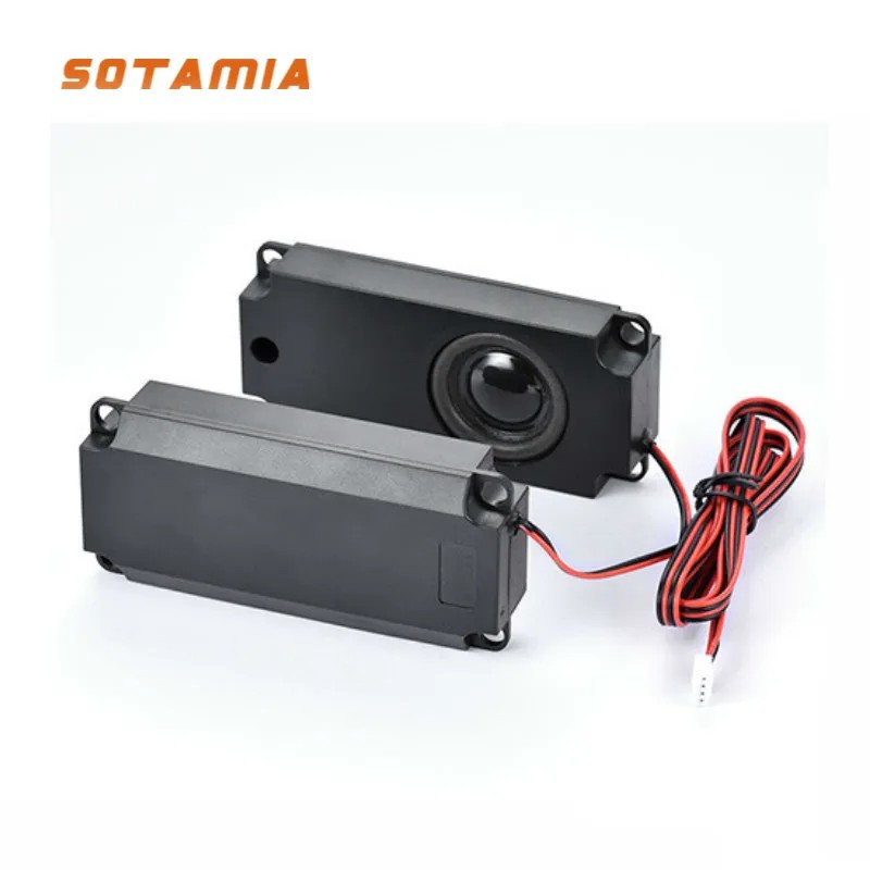 SOTAMIA 2Pcs Full Range Sound TV Speaker Audio Driver 10045 5 W 8 Ohm DIY Computer Speaker