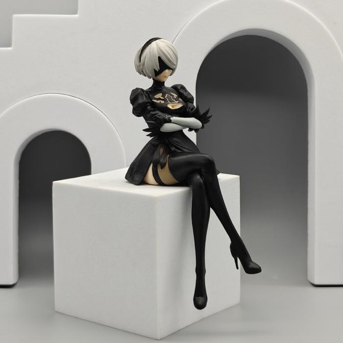 Action Figure Nier Automata 2B Duduk