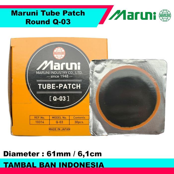 Readyyy Karet Tiptop Maruni Tube Patch Q-03 Box Isi 30Pcs - Karet Koyok Tambal Ban Tip Top Bulat Tbd