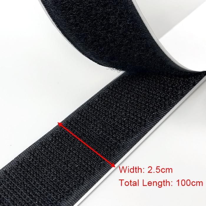 Velcro Perekat Tape 100cm Hook And Loop Double Tape Velcro Adhesive Perekat