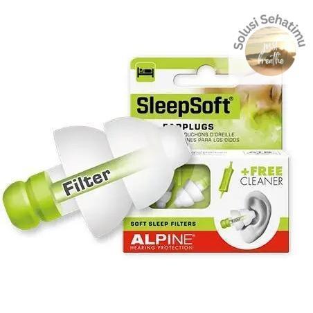 Alpine Sleepsoft Travel Sleeping Earplugs Anti Snore Earplugs Anti Noise Swim Ear Plugs - 01920