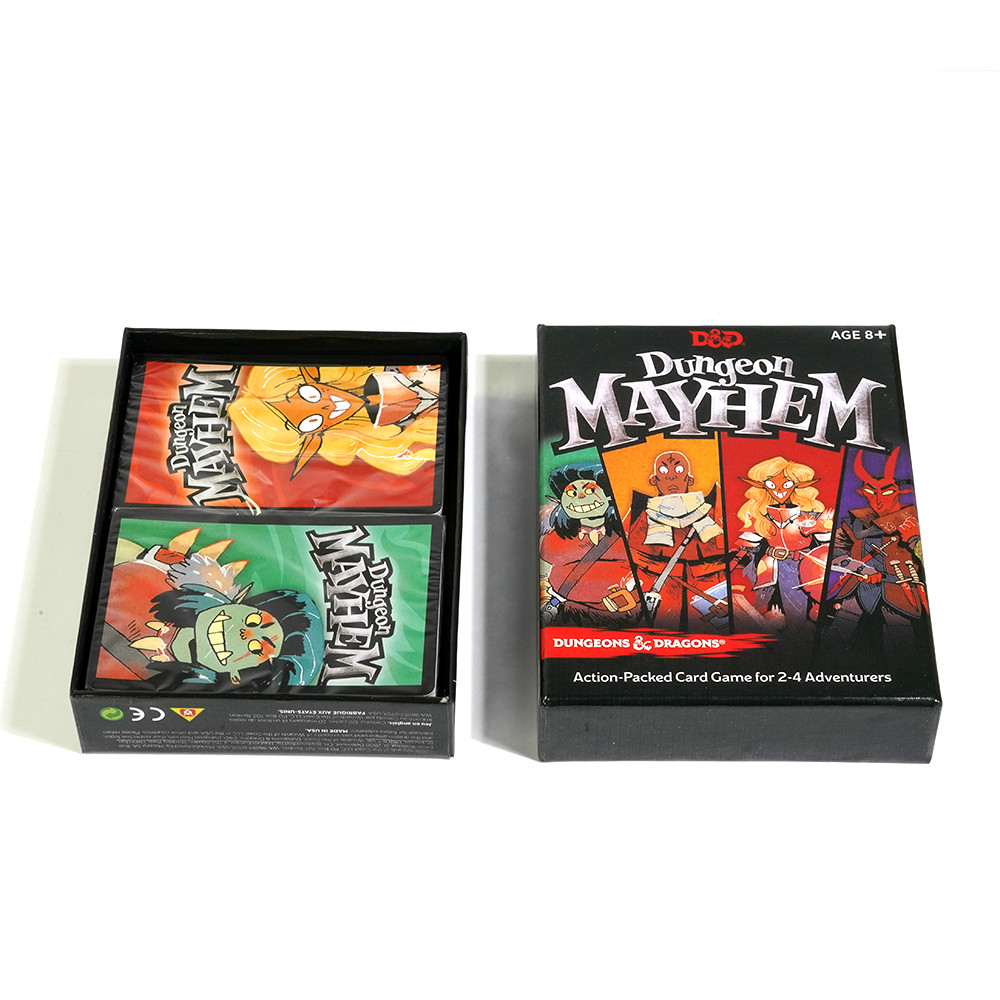 Dungeon Mayhem Dungeons Dragons Card Game 120 Cards Board Game Monster Madness Party Game for