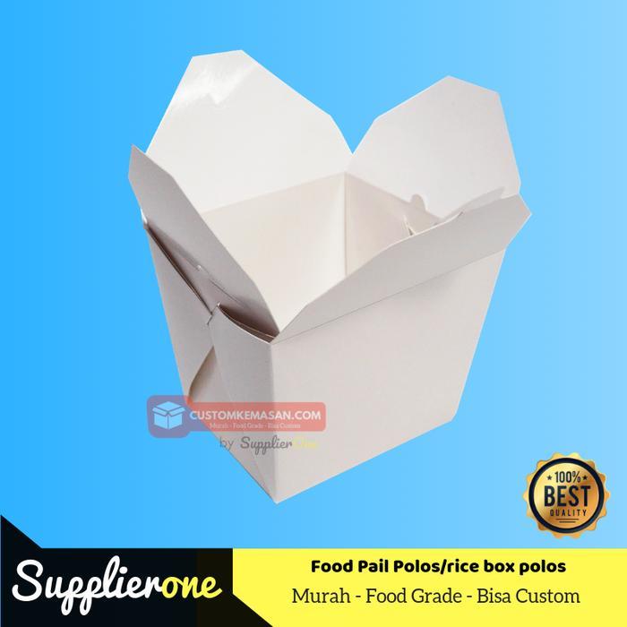 FOOD PAIL ISI 50 / FOODPAIL / FOOD PAIL BOX / KEMASAN RICE BOX / DUS BOX RICE