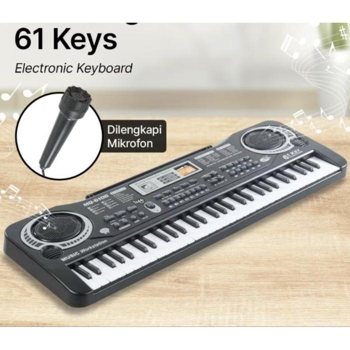 PROMO Mainan anak piano organ keyboard techno + 26 lagu daerah