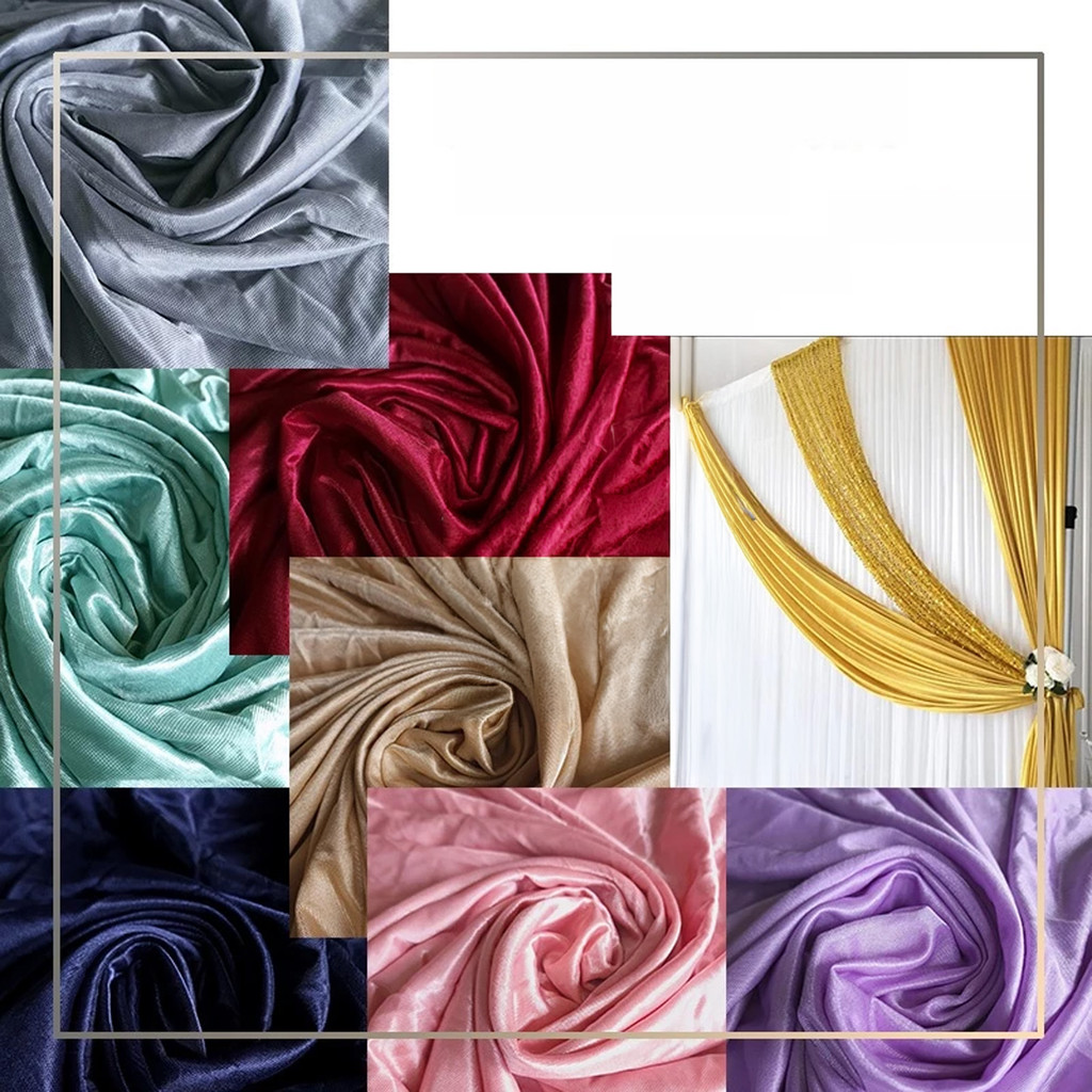 Kain Filamin Abutai Meteran Premium – Bahan Backdrop & Dekorasi Lembut Elegan 1 Meter