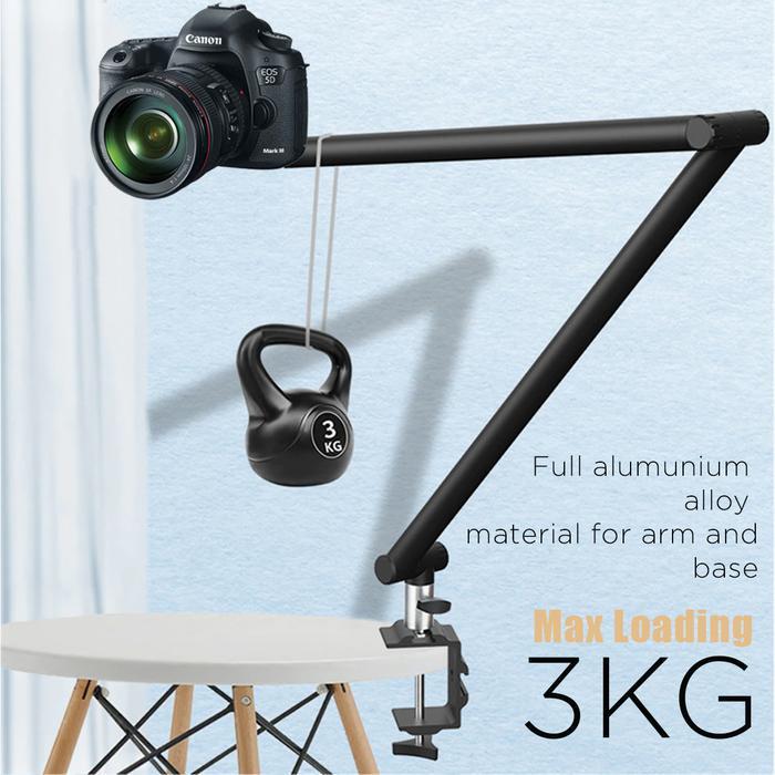 COSTA CB-A2 Overhead/Boom Arm/Stand Arm Mic,Lighting,Kamera,Smartphone
