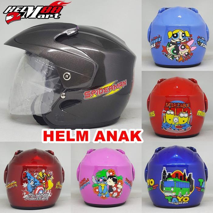 Helm Anak Ukuran Kecil (2-4th) Helm Anak Murah Helm Anak Biasa Standar