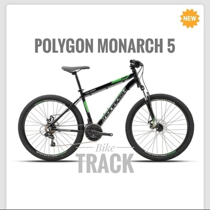Sepeda Gunung MTB POLYGON MONARCH 5 - Hitam