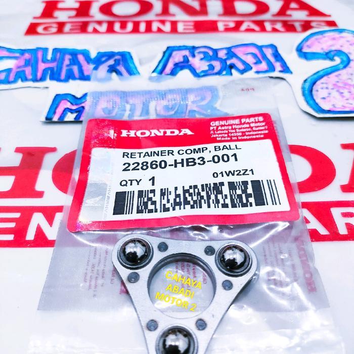 FREE ONGKIR RETAINER COMP PELOR SEGITIGA STELAN KOPLING 22860-HB3-001 HONDA KARISMA SUPRA X 125