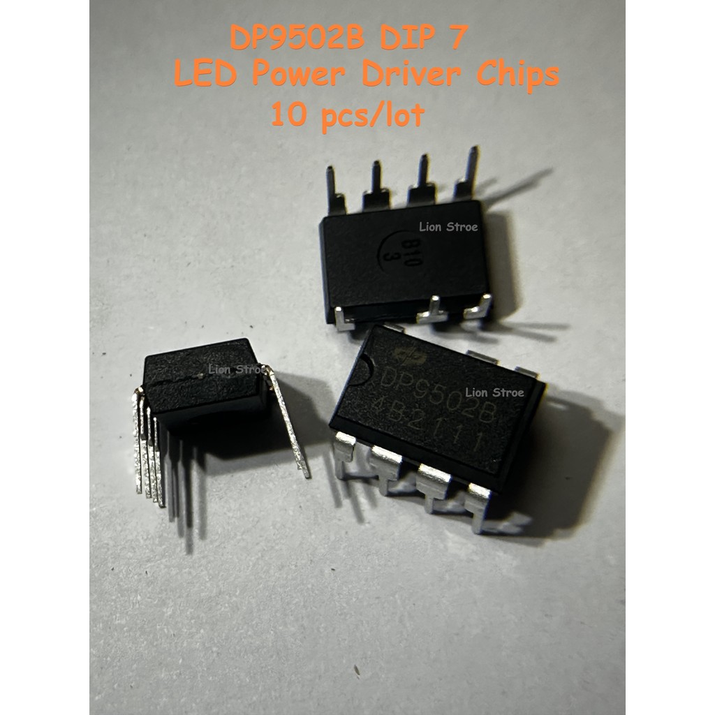 30pcs-200pcs/lot DP9502B DIP7 Non-isolated Buck Power Switch LED Lighting Driver Chip