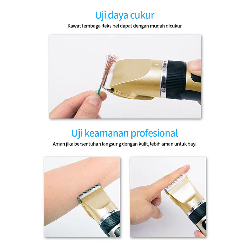 Profesional Rambut Clipper / Gunting Rambut Listrik Clipper / Gunting Rambut Isi Ulang Pemangkas /