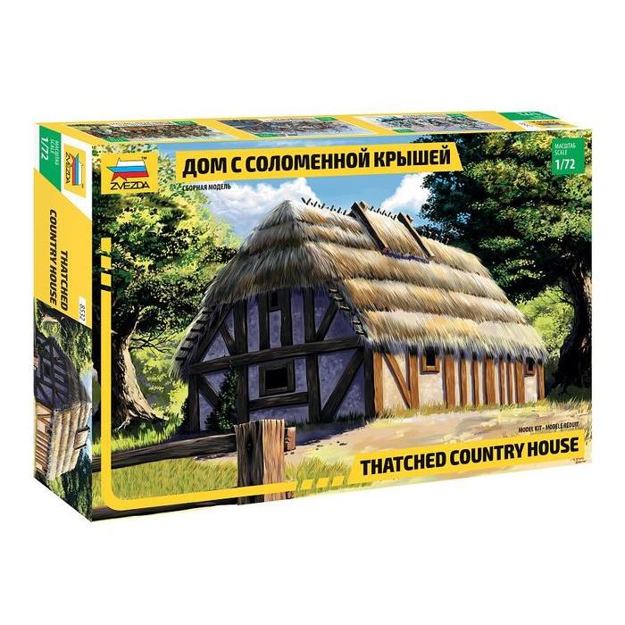 Figure Thatched country house Skala 1:72 Zvezda
